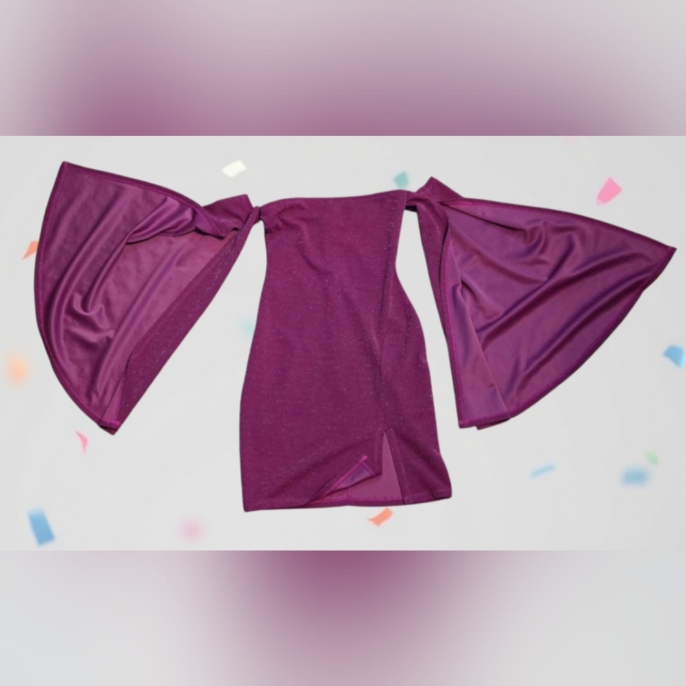 Michael Costello X REVOLVE Sandrine Mini Dress in Magenta~Final Price - Picture 7 of 12